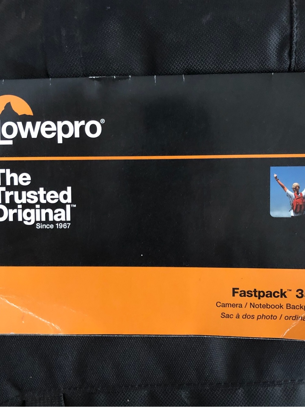 Fastpack 350 Black Camera Backpack - Picture 2 of 12